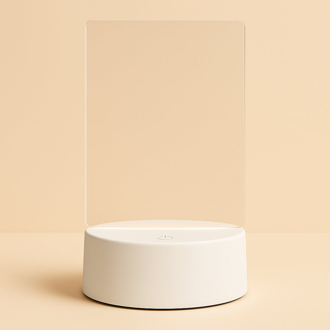 Personalized photo LED frame with sleek design for unique gift displays