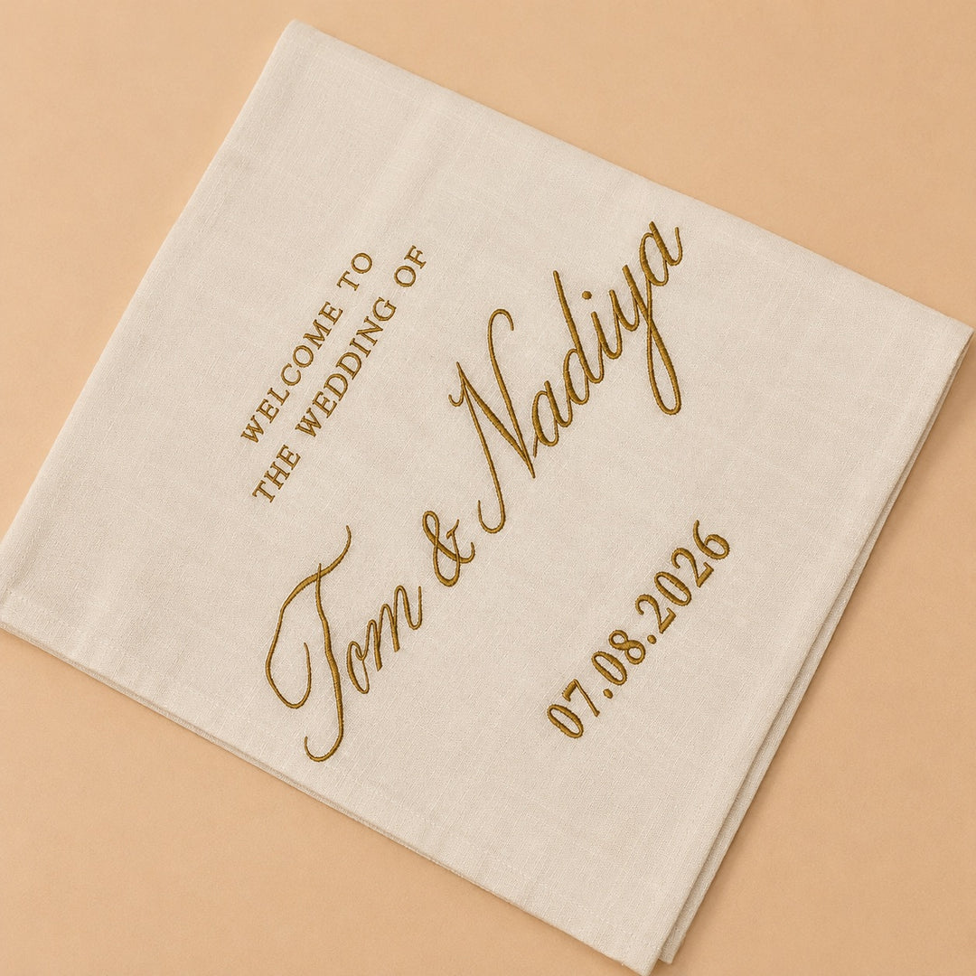 Embroidered Message Handkerchief