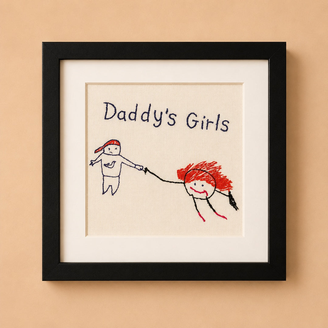 Framed Embroidery Artwork