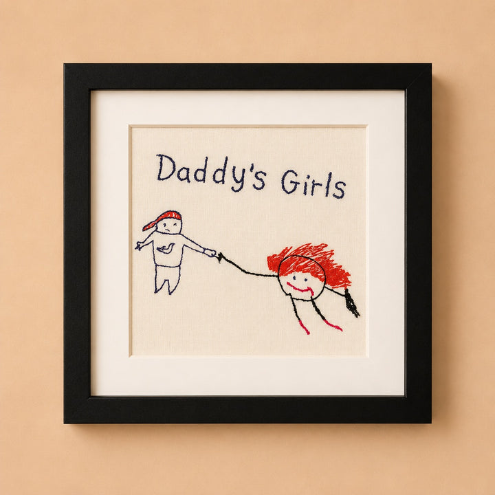 Framed Embroidery Artwork
