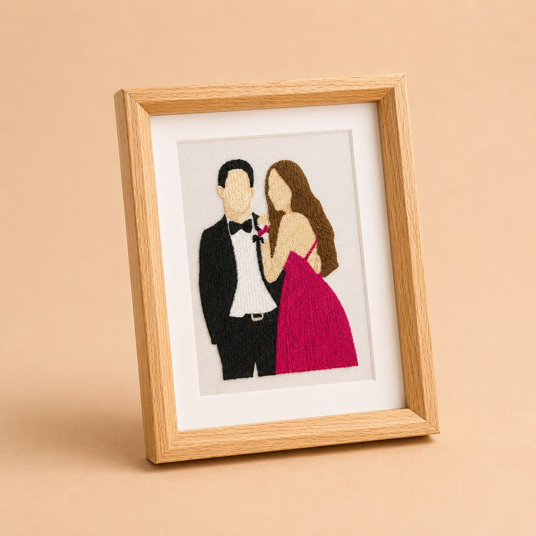 Framed Embroidery Artwork