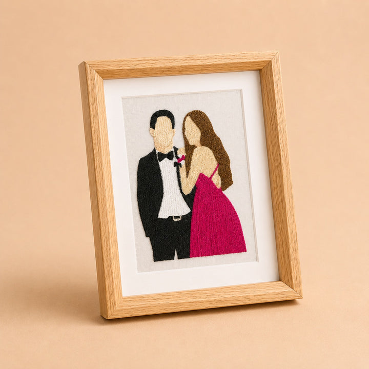 Framed Embroidery Artwork