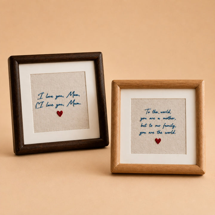 Framed Embroidery Artwork