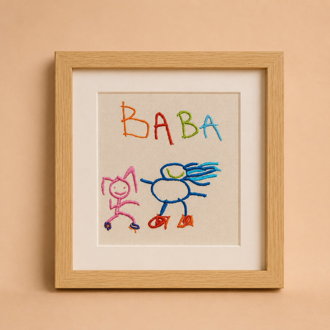 Framed Embroidery Artwork