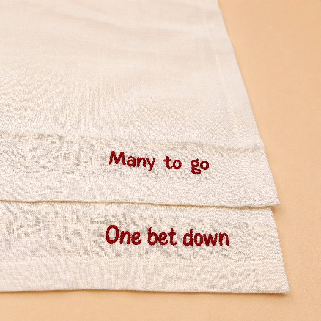 Embroidered Message Handkerchief