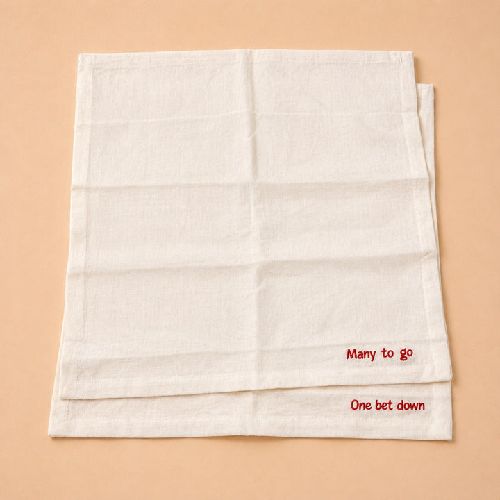 Embroidered Message Handkerchief