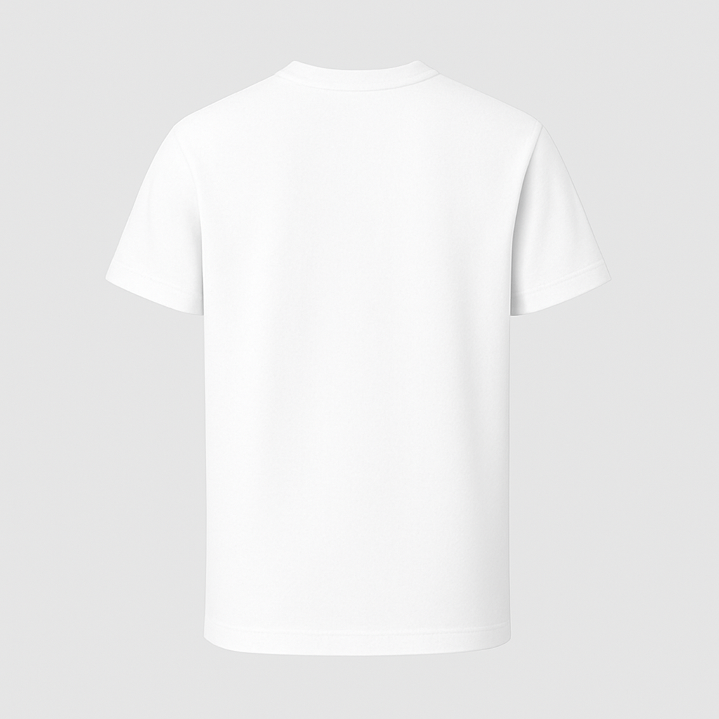 White plain custom T-shirt from dreamwithreem perfect as a personalized fashion t-shirt