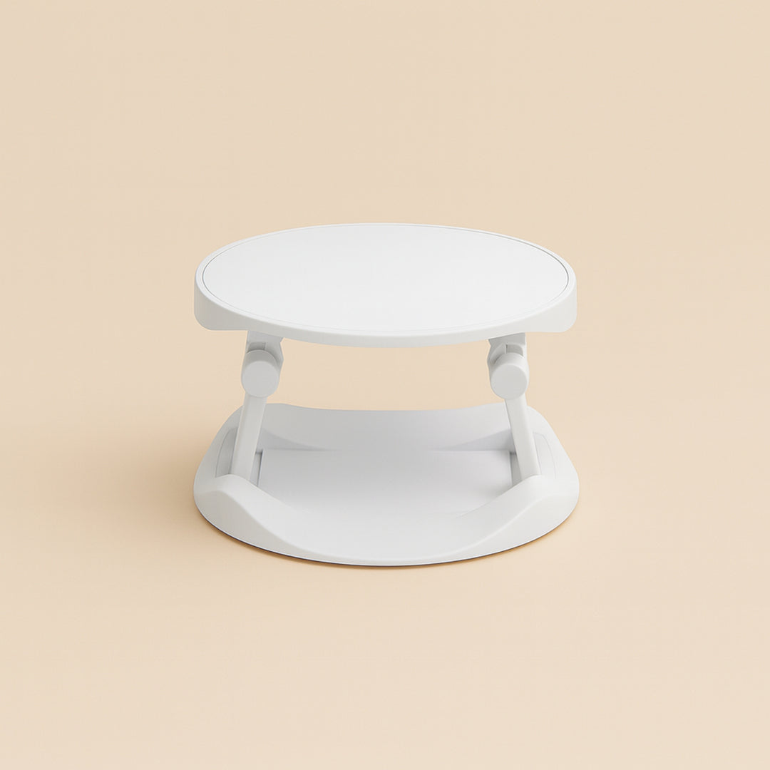White adjustable phone stand, a customizable mobile phone accessory for hands-free viewing