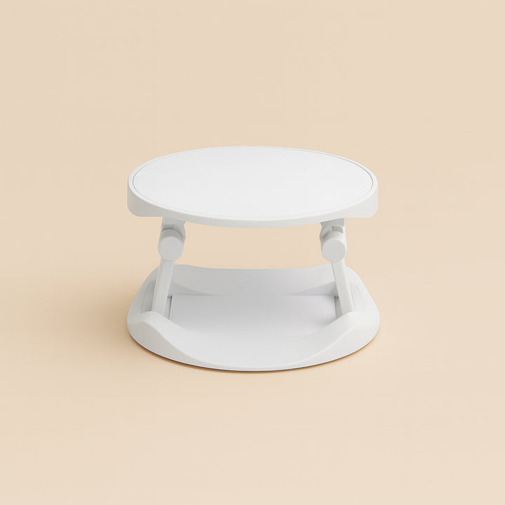 White adjustable phone stand, a customizable mobile phone accessory for hands-free viewing