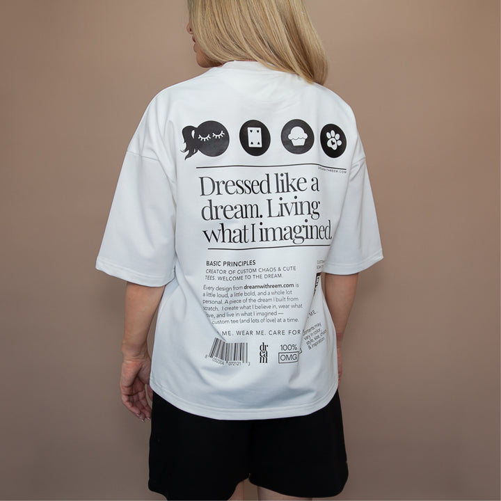 Dreamwithreem Customized Casual Shorts with a Unique Graphic Print on the Back