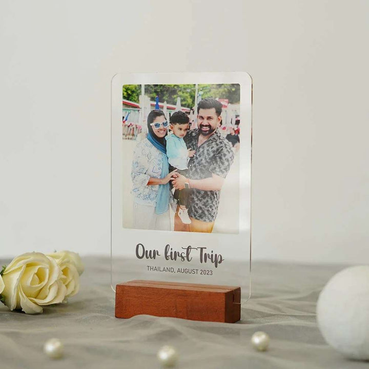 Custom Acrylic Photo Frame with Personalized UV Printed Gifts Dubai for cherished memories