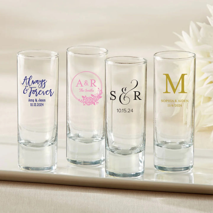 Personalized UV printed gifts Dubai including custom engraved shot glasses for special occasions