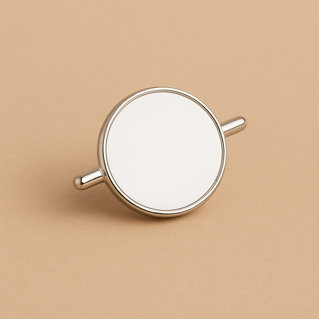 Dreamwithreem personalized watch charm accessory in a sleek silver design for custom timepieces
